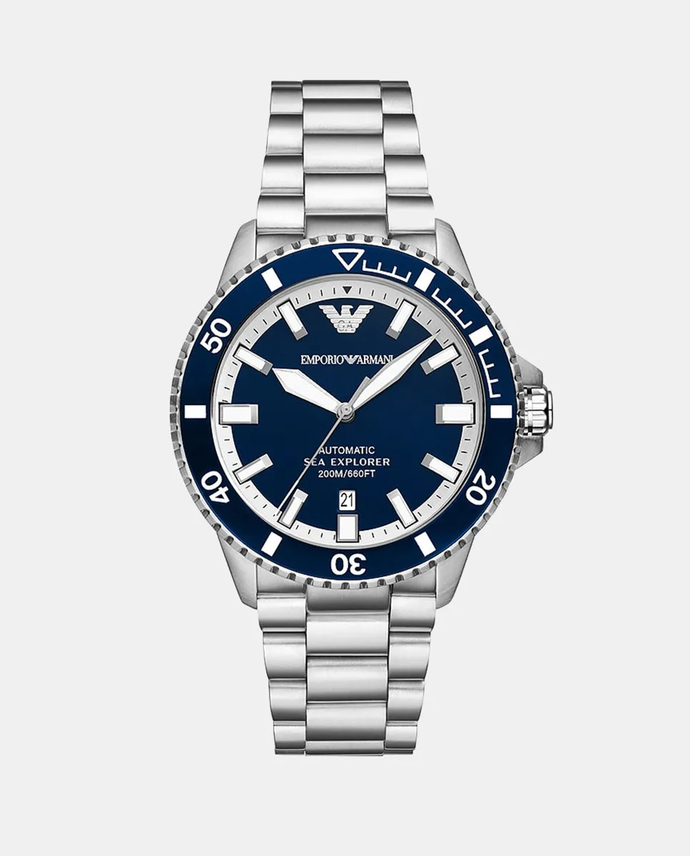 AR60079 Автоматические стальные мужские часы Emporio Armani, серебряный
AR60079 Автоматические стальные мужские часы Emporio Armani, серебряный