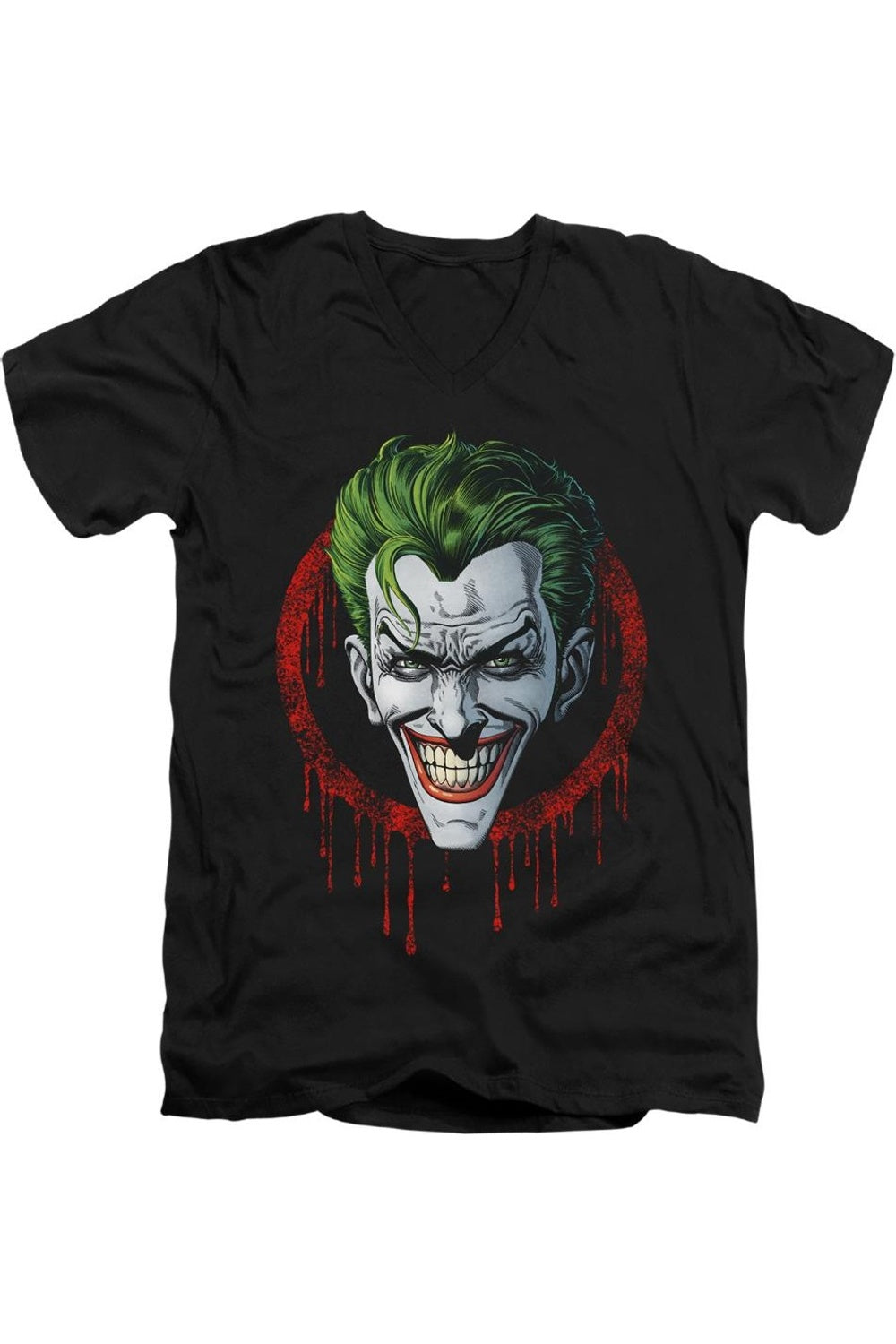 Футболка Batman Joker Drip с коротким рукавом и V-образным вырезом для взрослых из хлопка премиум-класса Gildan, черный
Футболка Batman Joker Drip с коротким рукавом и V-образным вырезом для взрослых из хлопка премиум-класса Gildan, черный