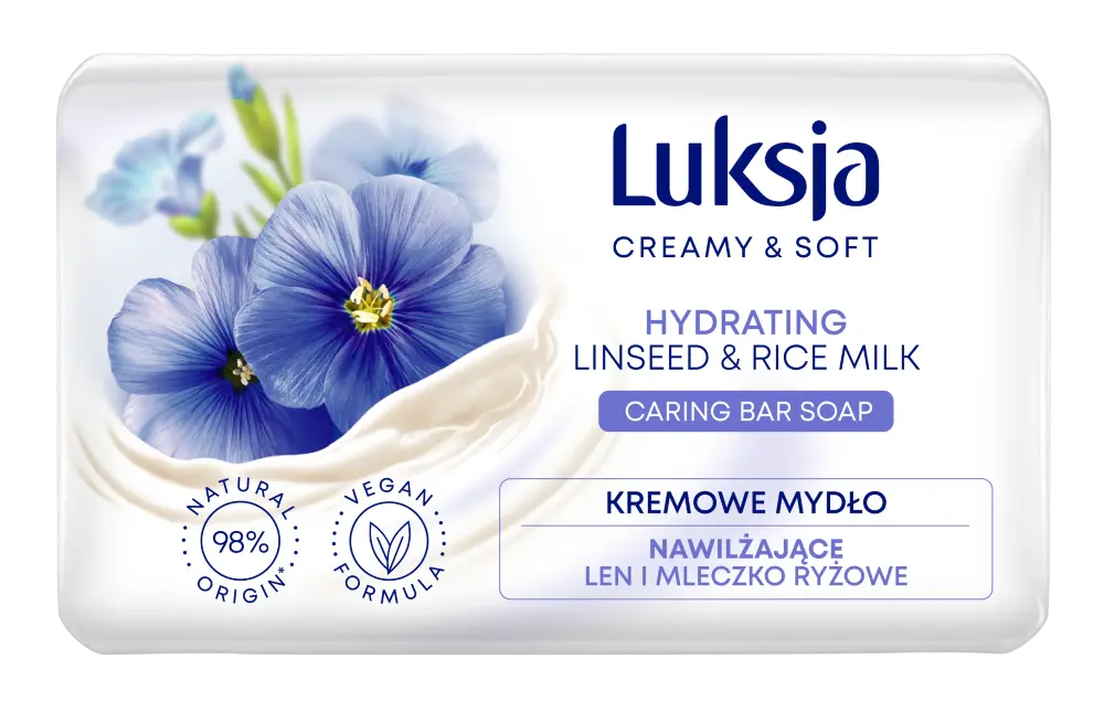 Luksja Linseed кусковое мыло, 90 г
Luksja Linseed кусковое мыло, 90 г