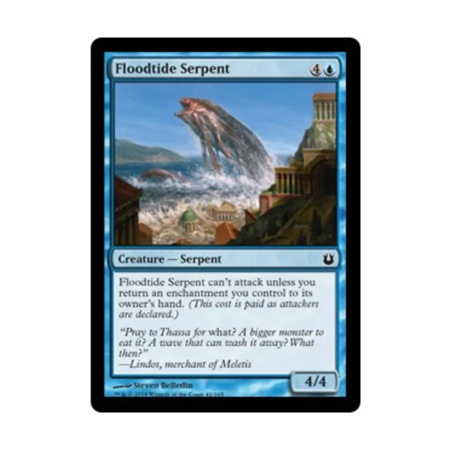 CCG Приливной змей (С), MTG - Born of the Gods
CCG Приливной змей (С), MTG - Born of the Gods