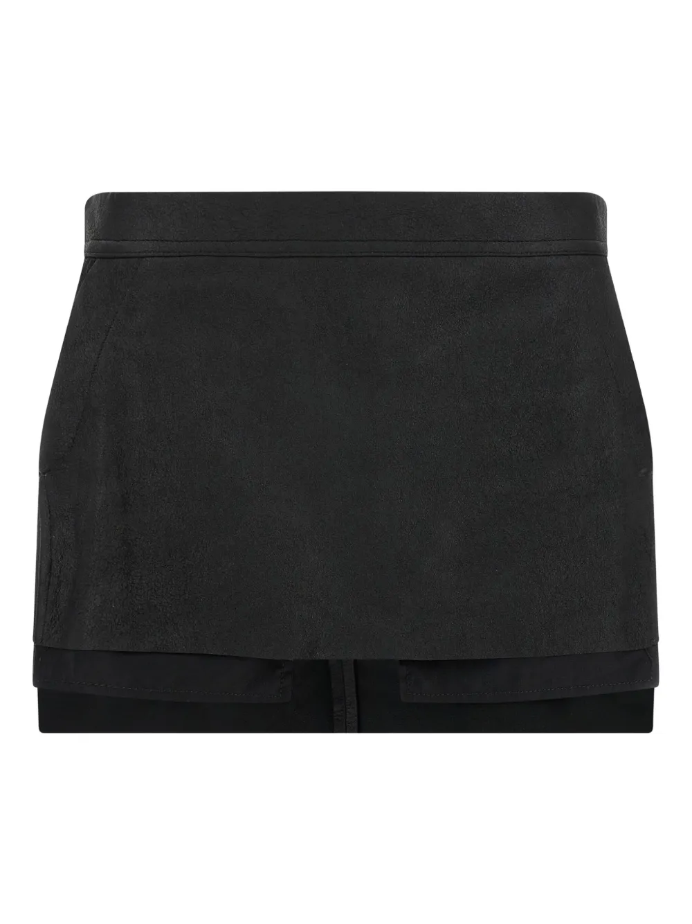 Асимметричная кожаная юбка Rick Owens, черный
Асимметричная кожаная юбка Rick Owens, черный