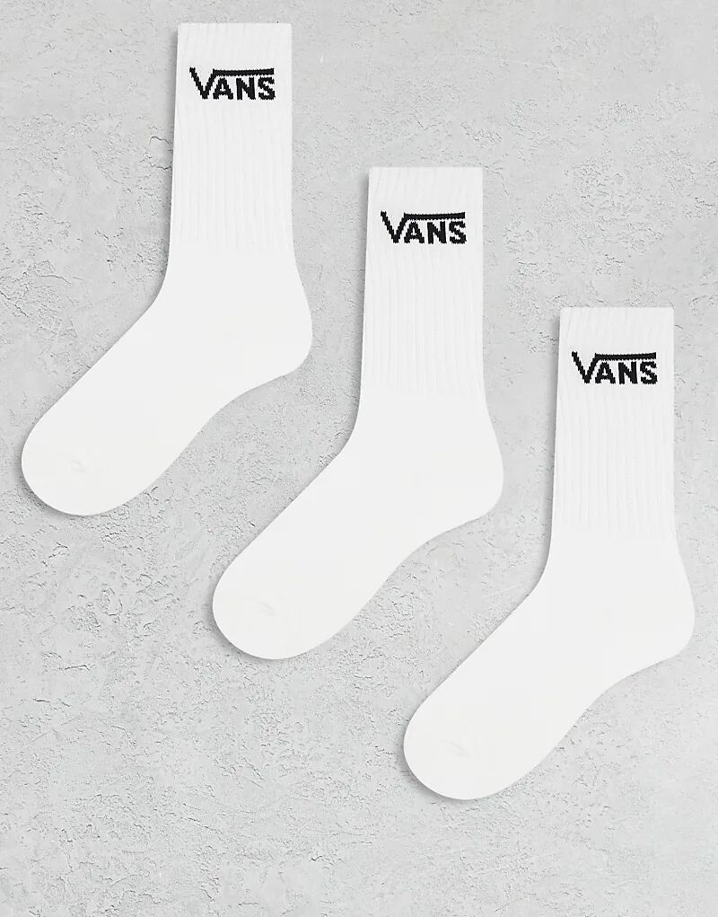 3 пары классических носков Vans белого цвета
3 пары классических носков Vans белого цвета