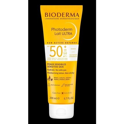 Photoderm Lait Ультраувлажняющий лосьон Spf50+ 200 мл, Bioderma
Photoderm Lait Ультраувлажняющий лосьон Spf50+ 200 мл, Bioderma