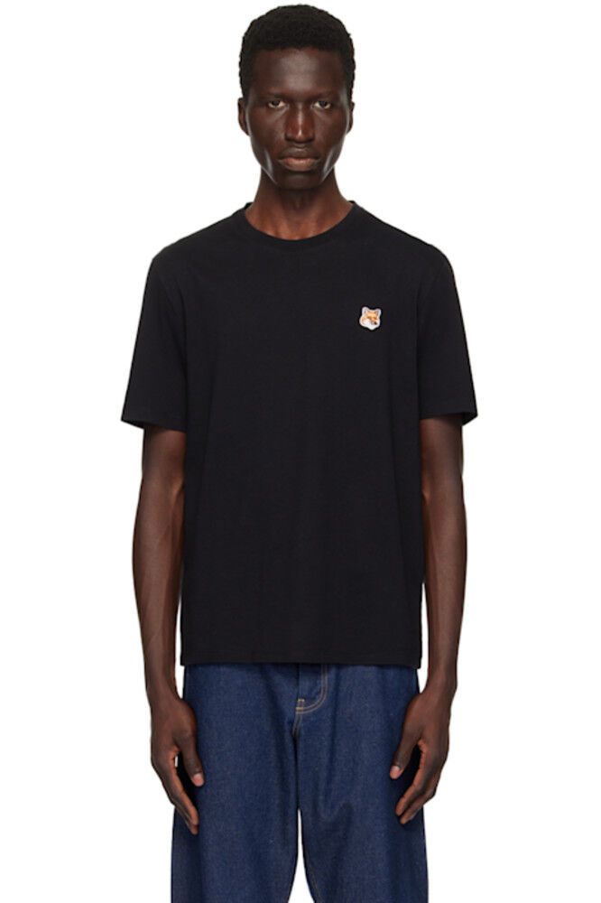 Футболка с изображением головы черной лисы Maison Kitsuné
Футболка с изображением головы черной лисы Maison Kitsuné