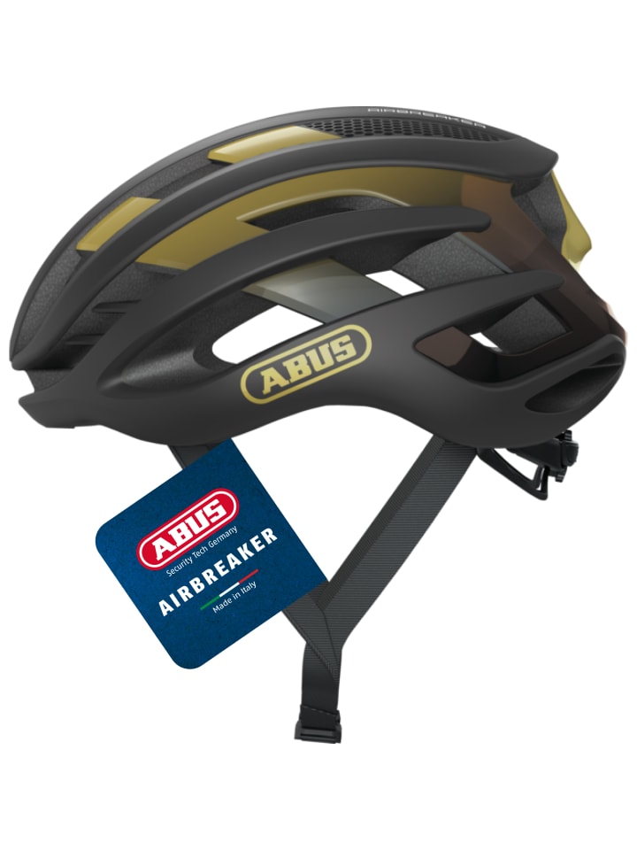 ABUS Велосипедный шлем AirBreaker в черно-золотом цвете
ABUS Велосипедный шлем AirBreaker в черно-золотом цвете