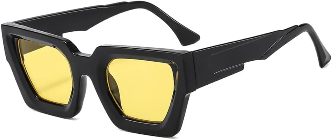 Модные женские солнцезащитные очки «кошачий глаз» для активного отдыха на открытом воздухе, ретро-линзы, защита от УФ-излучения UV400, трендовые мужские очки UATXTAU, Black Yellow
Модные женские солнцезащитные очки «кошачий глаз» для активного отдыха на открытом воздухе, ретро-линзы, защита от УФ-излучения UV400, трендовые мужские очки UATXTAU, Black Yellow