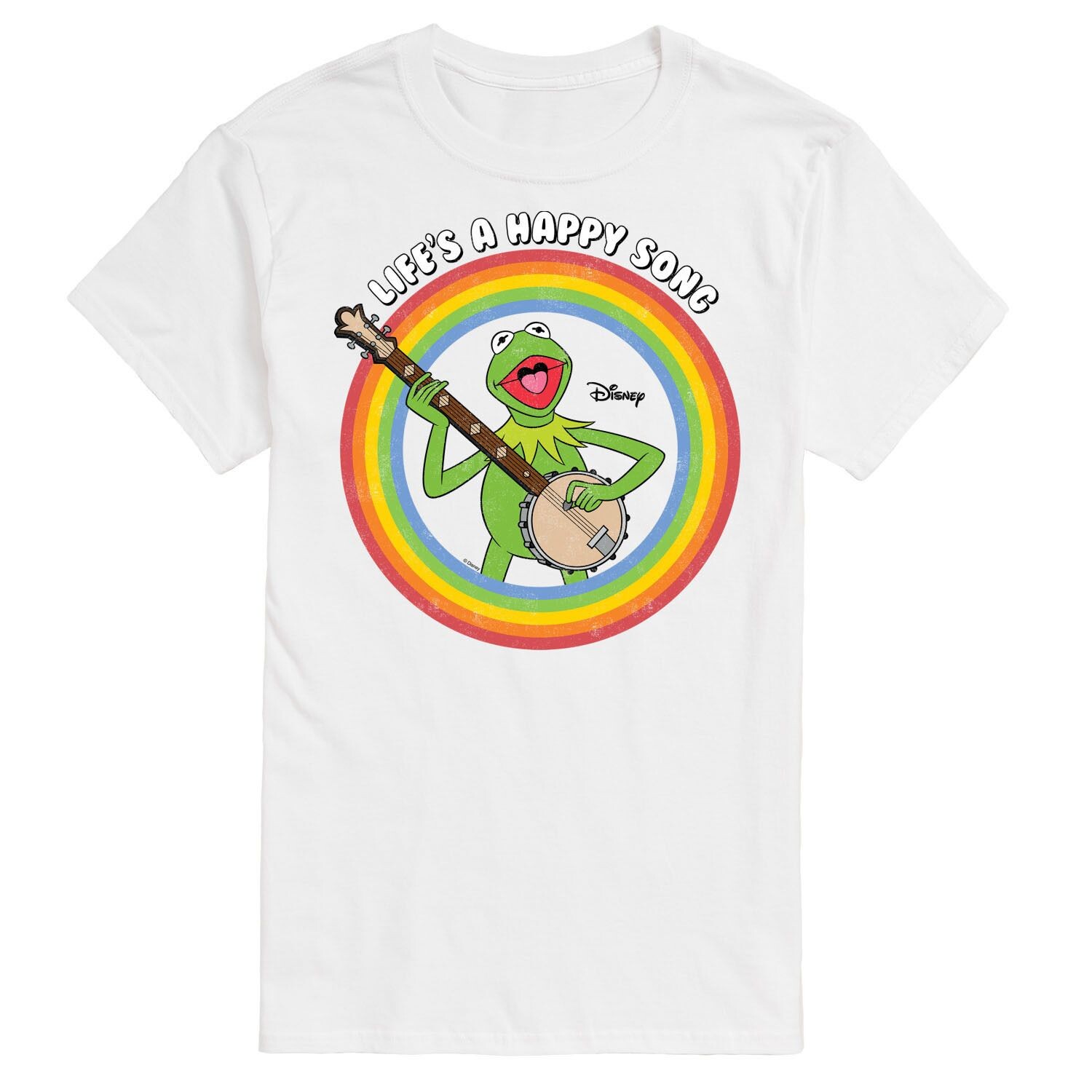 Мужская футболка Disney's The Muppets Lifes A Happy Song Licensed Character, белый
Мужская футболка Disney's The Muppets Lifes A Happy Song Licensed Character, белый