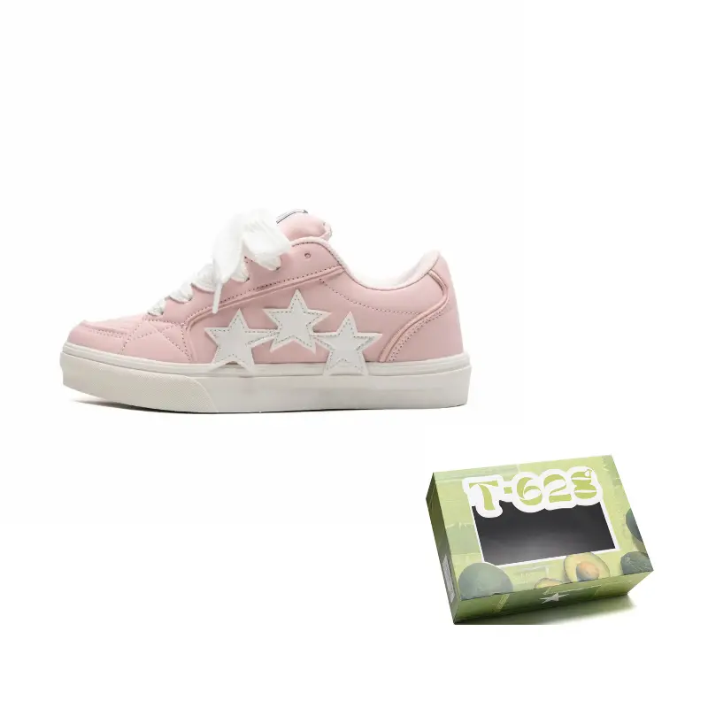 T628 Звездчатые пухлые кроссовки противоскользящие износостойкие легкие низкие унисекс розово-белые, цвет Pink White
T628 Звездчатые пухлые кроссовки противоскользящие износостойкие легкие низкие унисекс розово-белые, цвет Pink White