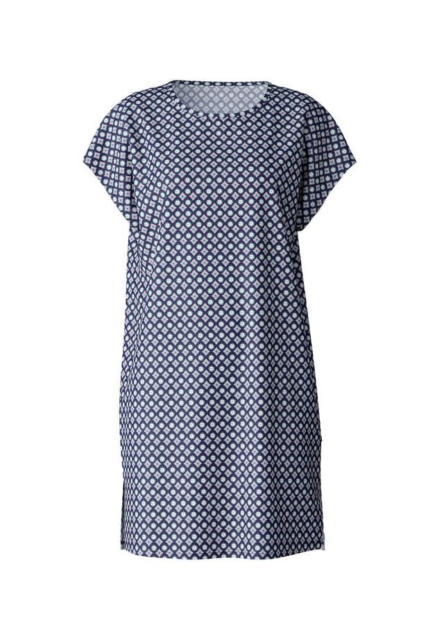 Ночная рубашка с короткими рукавами длина 90 см заземленная ночь Calida, синий
Ночная рубашка с короткими рукавами длина 90 см заземленная ночь Calida, синий