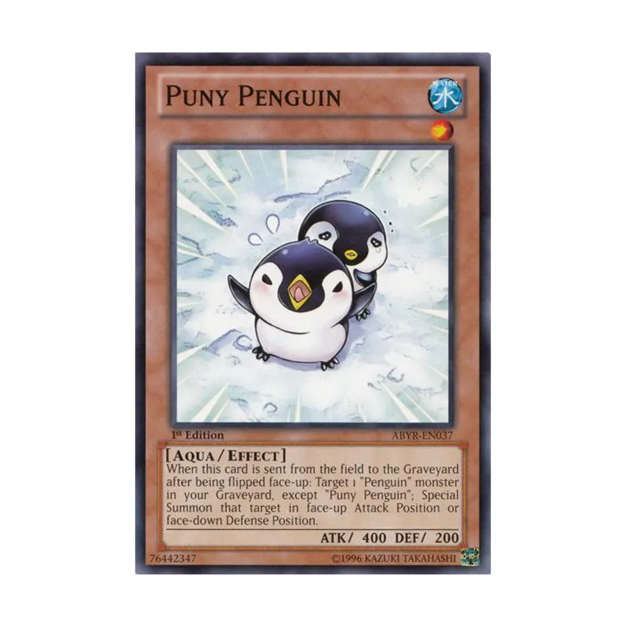 CCG Маленький пингвин (Обычный), Yu-Gi-Oh - Abyss Rising - Singles
CCG Маленький пингвин (Обычный), Yu-Gi-Oh - Abyss Rising - Singles