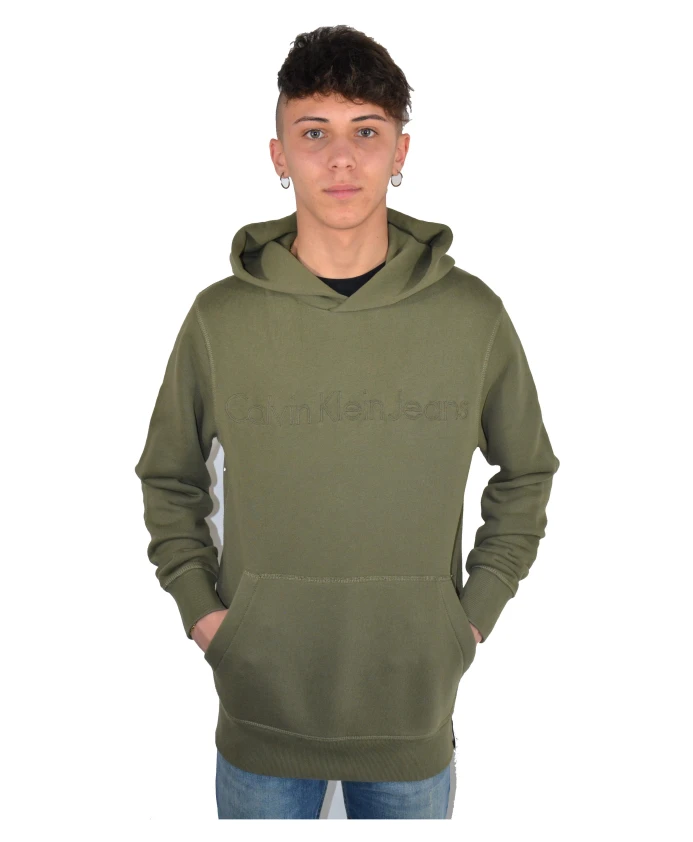 Зеленая толстовка с капюшоном и логотипом на передней части. Calvin Klein, зеленый
Зеленая толстовка с капюшоном и логотипом на передней части. Calvin Klein, зеленый