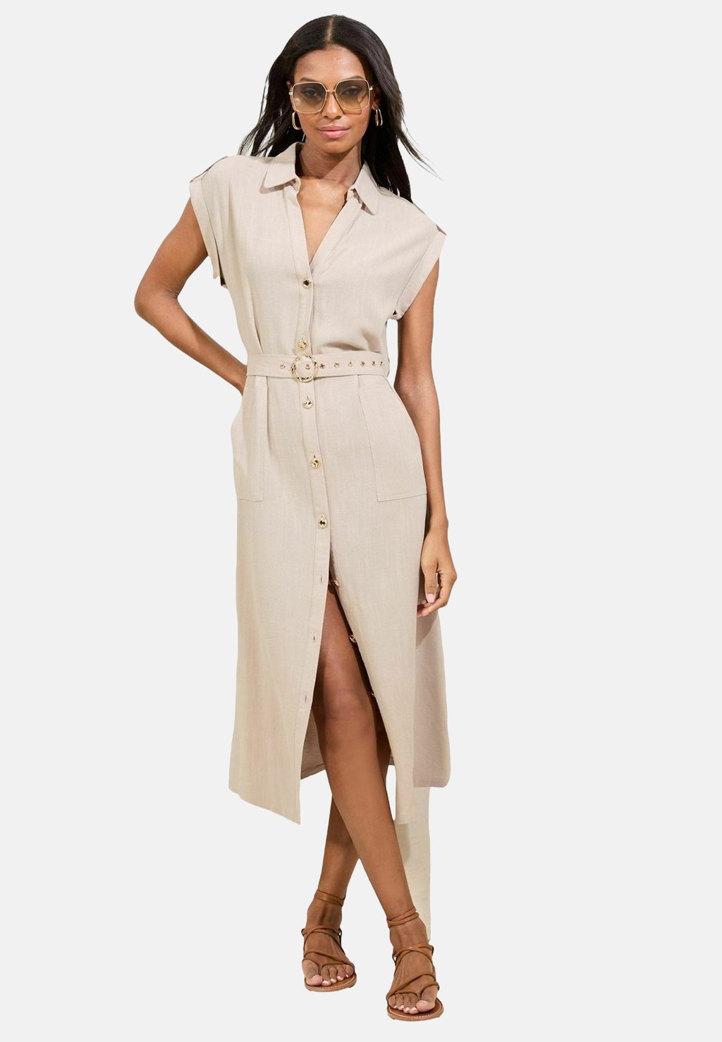 Платье-рубашка REGULAR FIT LOOK BUTTON THROUGH Lipsy, бежевый
Платье-рубашка REGULAR FIT LOOK BUTTON THROUGH Lipsy, бежевый