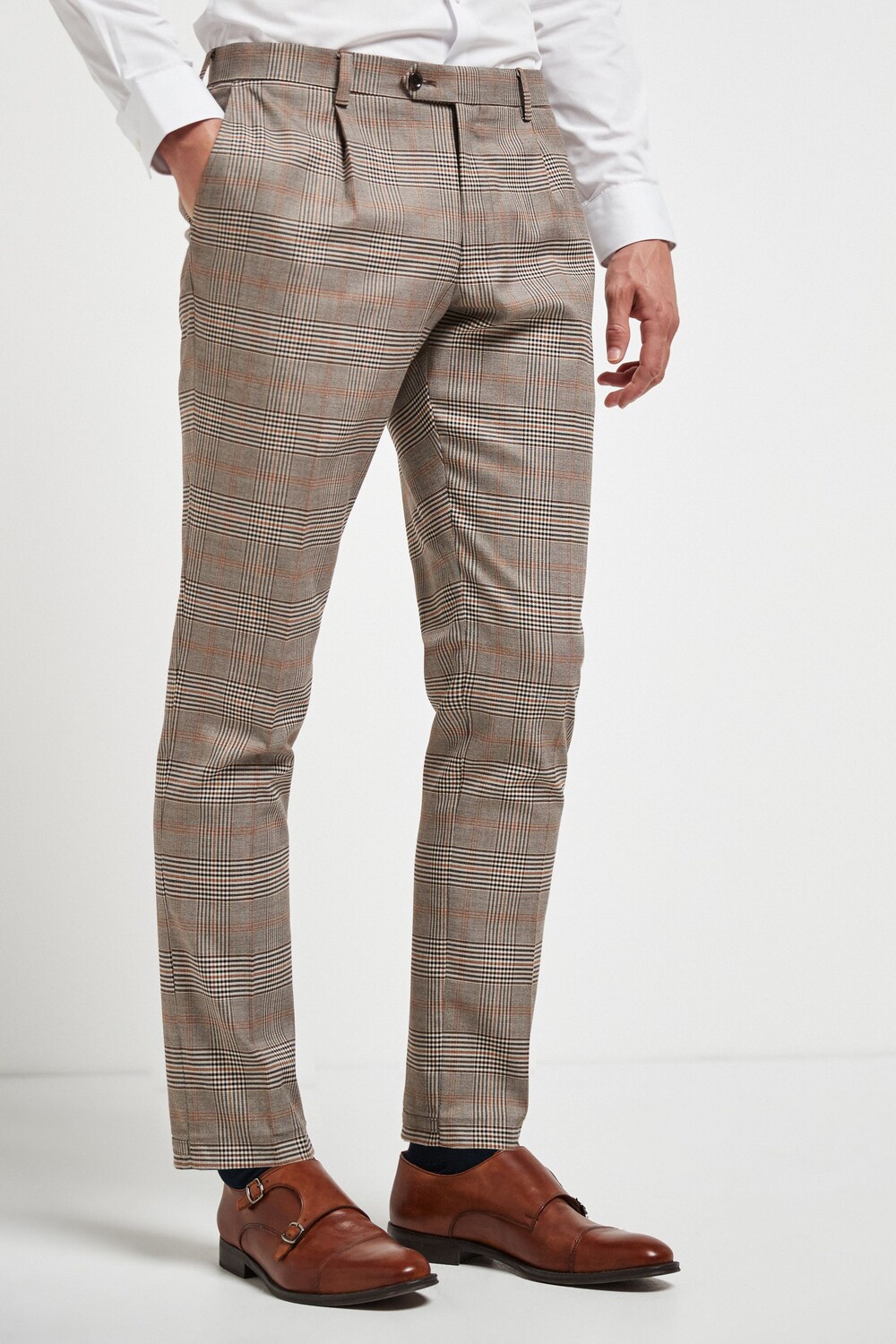 Клетчатые брюки от костюма Next, коричневый
Клетчатые брюки от костюма Next, коричневый