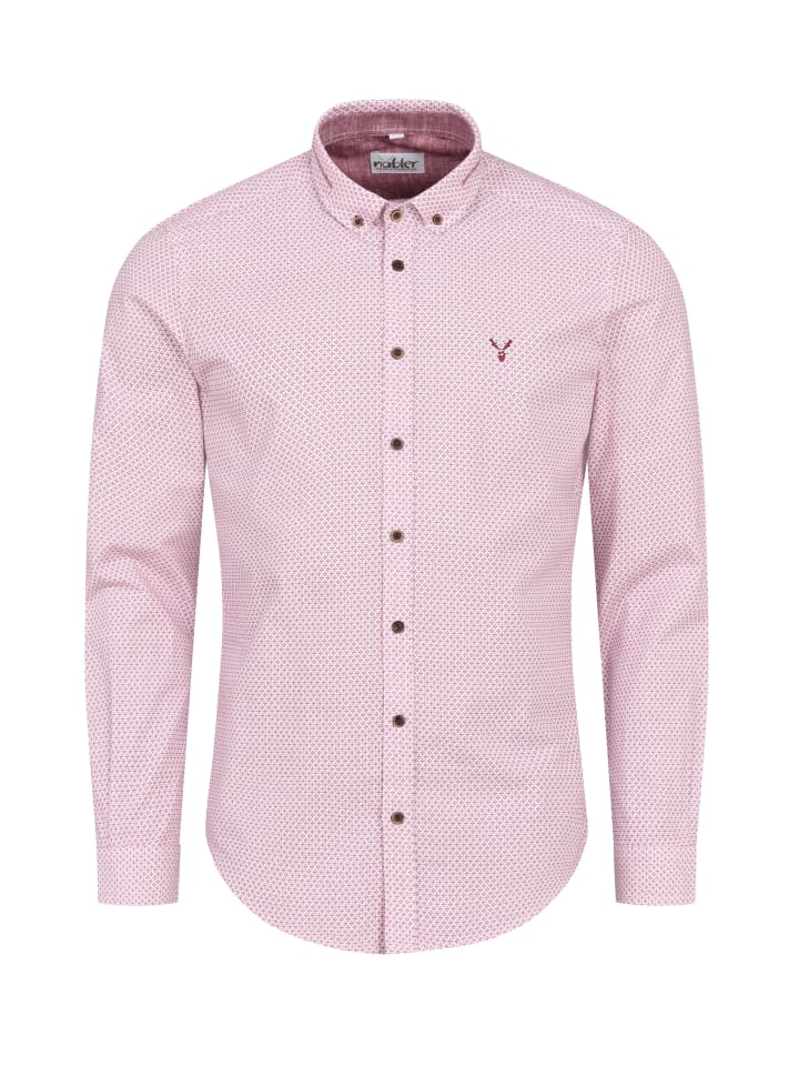 Традиционная рубашка Переса красного цвета Nübler
Традиционная рубашка Переса красного цвета Nübler