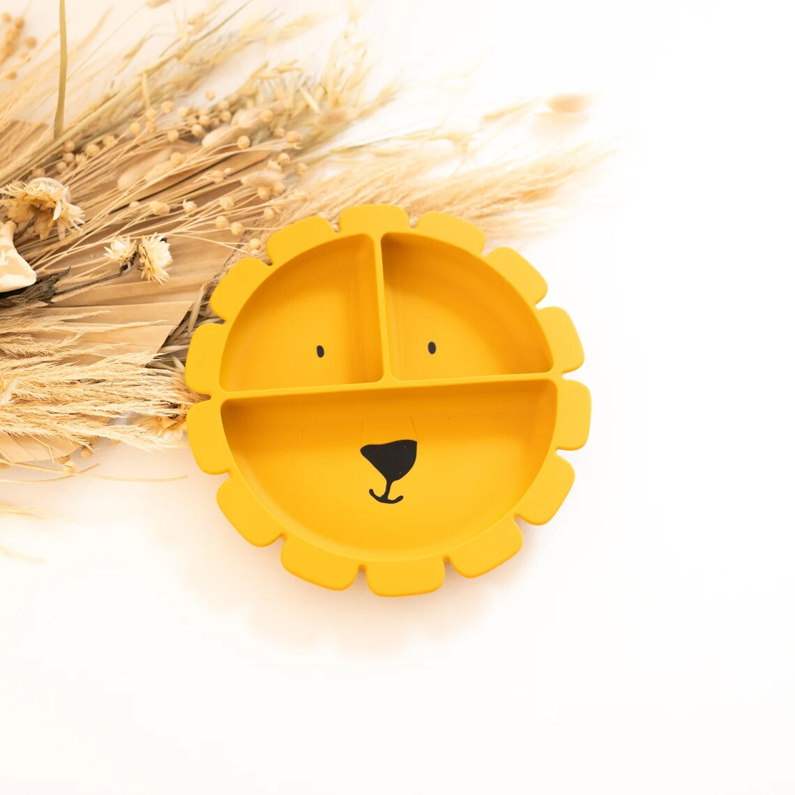 Силиконовая тарелка Лев с присоской, желтый
Силиконовая тарелка Лев с присоской, желтый