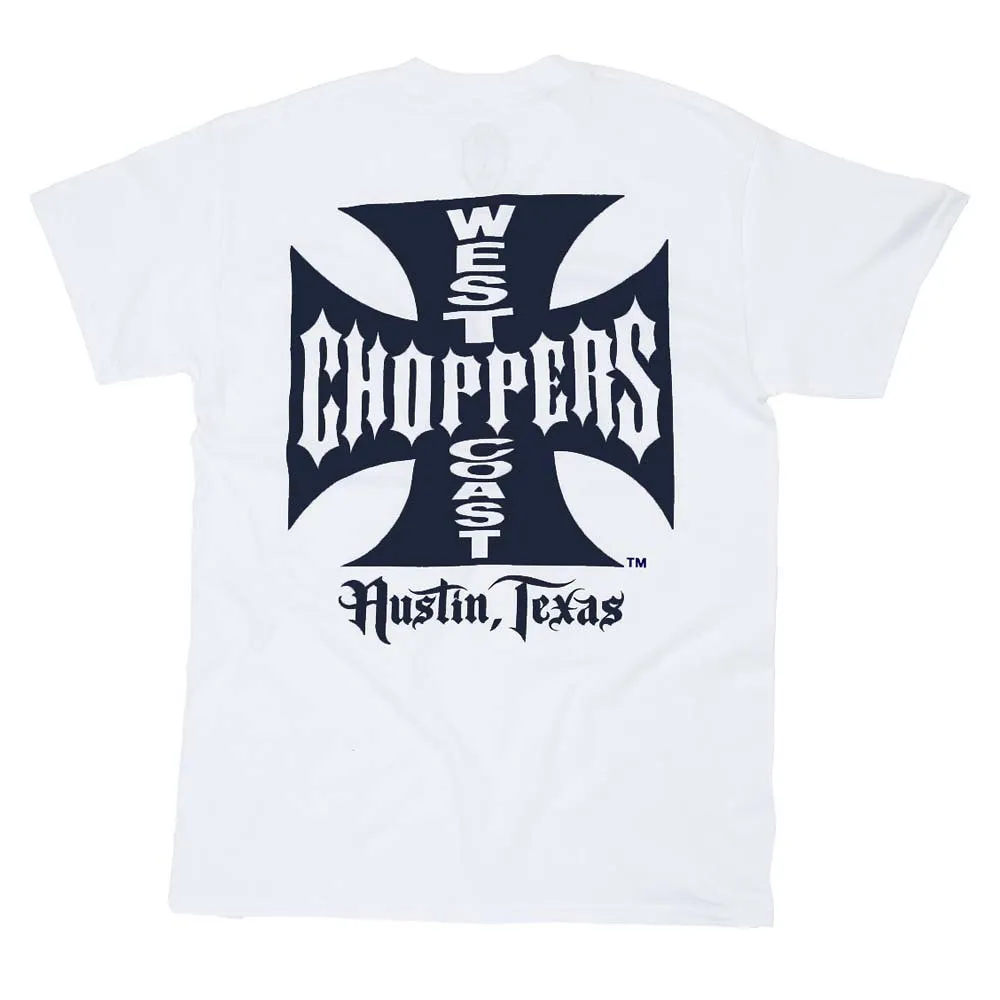 Футболка с коротким рукавом West Coast Choppers OG ATX, белый 
Футболка с коротким рукавом West Coast Choppers OG ATX, белый