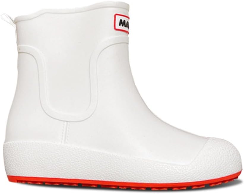 Женские и мужские дождевые ботинки Rojeam, водонепроницаемые резиновые ботинки Челси, для прогулок на улице, водные ботинки, ботильоны, белый/красный
Женские и мужские дождевые ботинки Rojeam, водонепроницаемые резиновые ботинки Челси, для прогулок на улице, водные ботинки, ботильоны, белый/красный