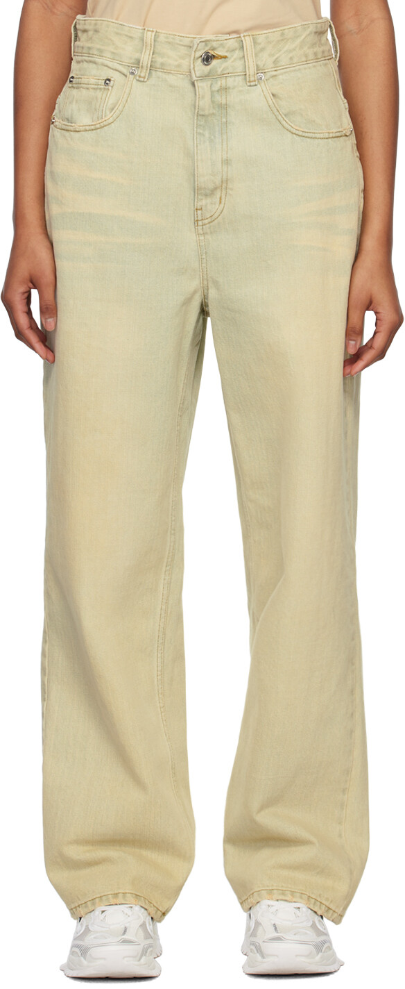 We11done Бежевые широкие джинсы
We11done Бежевые широкие джинсы