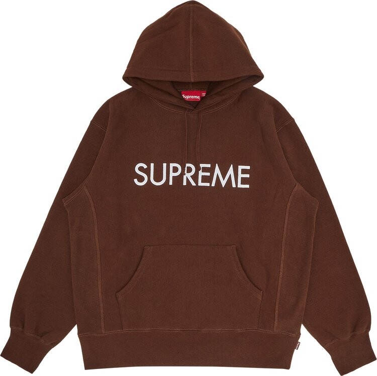 Толстовка Supreme Capital Hooded Sweatshirt 'Dark Brown', коричневый
Толстовка Supreme Capital Hooded Sweatshirt 'Dark Brown', коричневый