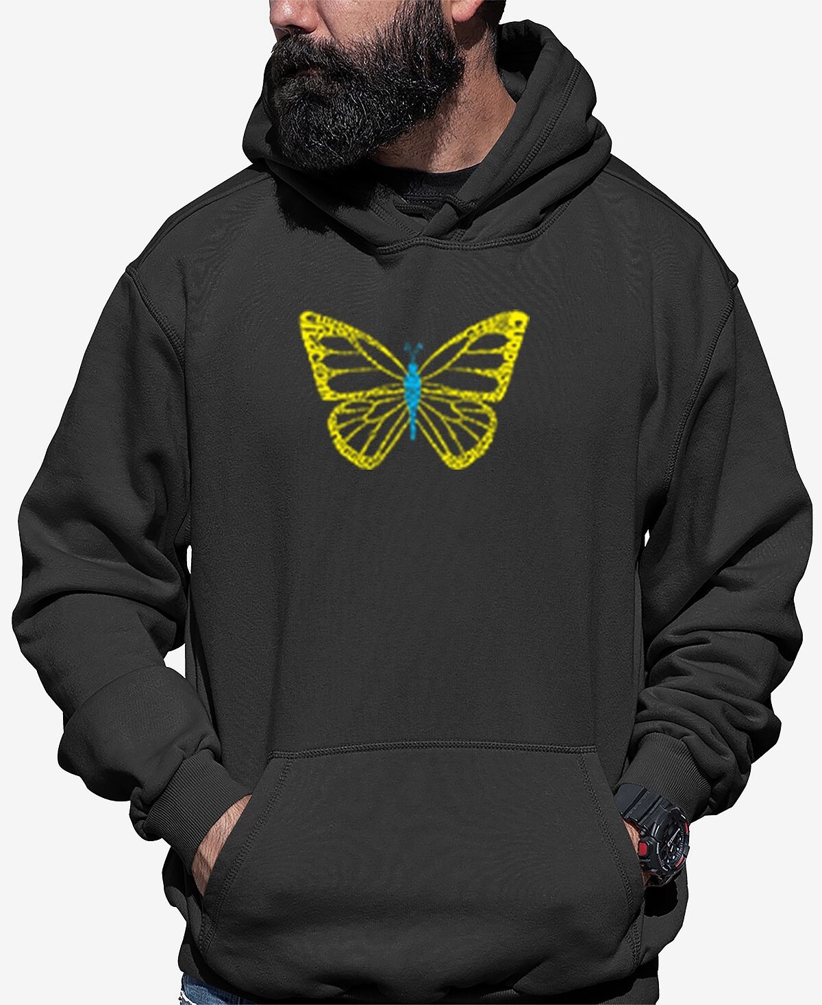 Мужская толстовка с капюшоном и надписью butterfly word art LA Pop Art, темно-серый
Мужская толстовка с капюшоном и надписью butterfly word art LA Pop Art, темно-серый