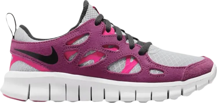 Кроссовки Nike Free Run 2 GS 'Pure Platinum Sangria', серый 
Кроссовки Nike Free Run 2 GS 'Pure Platinum Sangria', серый