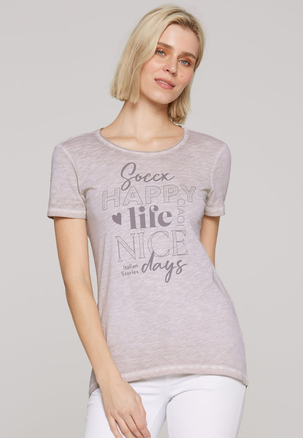 Футболка с принтом Soccx, песочный
Футболка с принтом Soccx, песочный