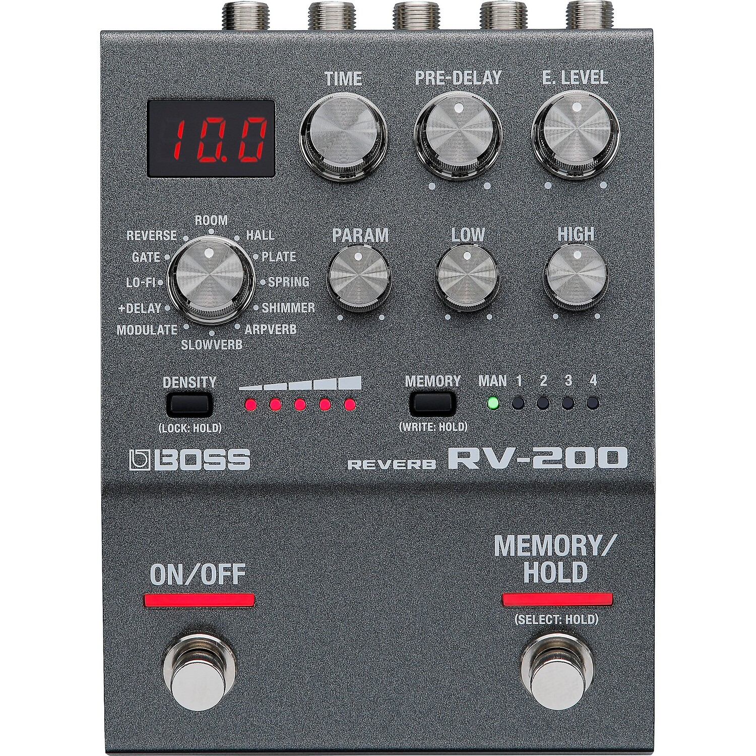 BOSS RV-200 Педаль эффектов реверберации, черная, Серый, BOSS RV-200 Педаль эффектов реверберации, черная
BOSS RV-200 Педаль эффектов реверберации, черная, Серый, BOSS RV-200 Педаль эффектов реверберации, черная