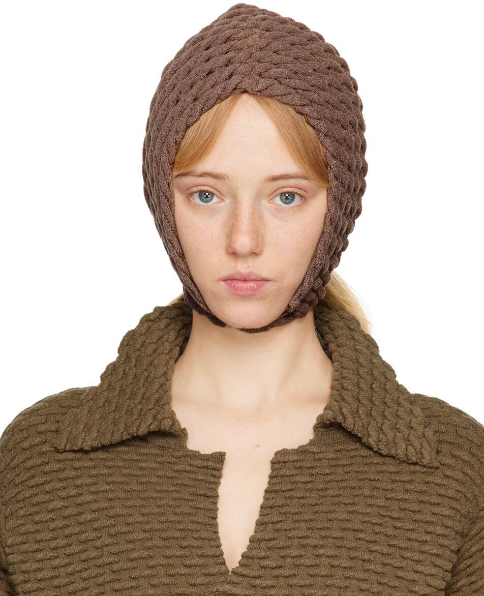 Коричневая кабельная балаклава Isa Boulder
Коричневая кабельная балаклава Isa Boulder