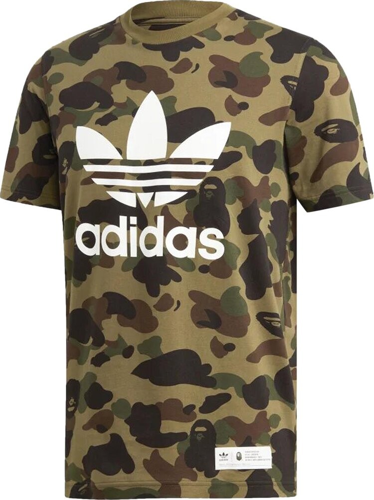 Футболка BAPE x adidas adicolor T-Shirt 'Green', зеленый
Футболка BAPE x adidas adicolor T-Shirt 'Green', зеленый