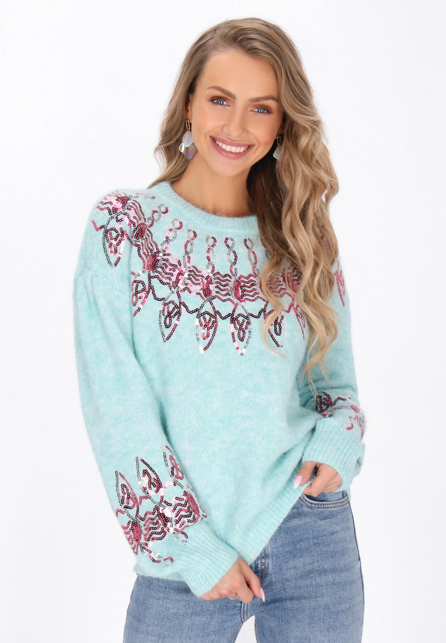 Джемпер IZIA SWEATER, Aqua/Blue
Джемпер IZIA SWEATER, Aqua/Blue