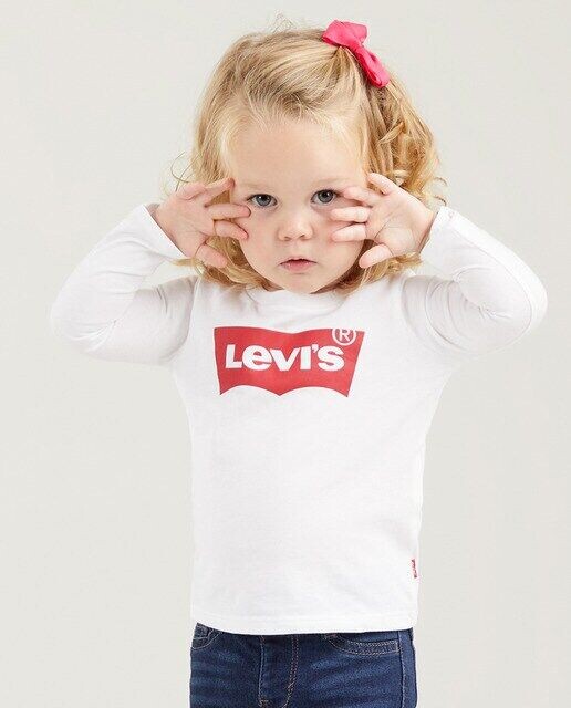 Пустая футболка для девочки Levi'S, белый
Пустая футболка для девочки Levi'S, белый