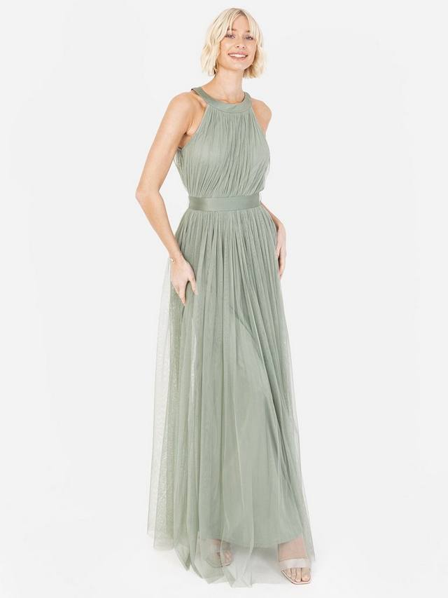 Фатиновое макси-платье с поясом-кушаком на бретелях Anaya With Love, цвет Frosty Green
Фатиновое макси-платье с поясом-кушаком на бретелях Anaya With Love, цвет Frosty Green