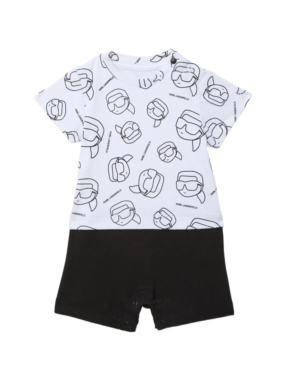 Комбинезон-шорты с принтом Karl Lagerfeld Kids, белый
Комбинезон-шорты с принтом Karl Lagerfeld Kids, белый