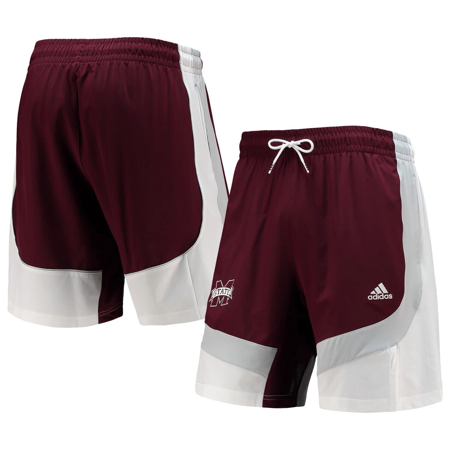 Мужские темно-бордовые баскетбольные шорты Mississippi State Bulldogs Swingman AEROREADY adidas
Мужские темно-бордовые баскетбольные шорты Mississippi State Bulldogs Swingman AEROREADY adidas