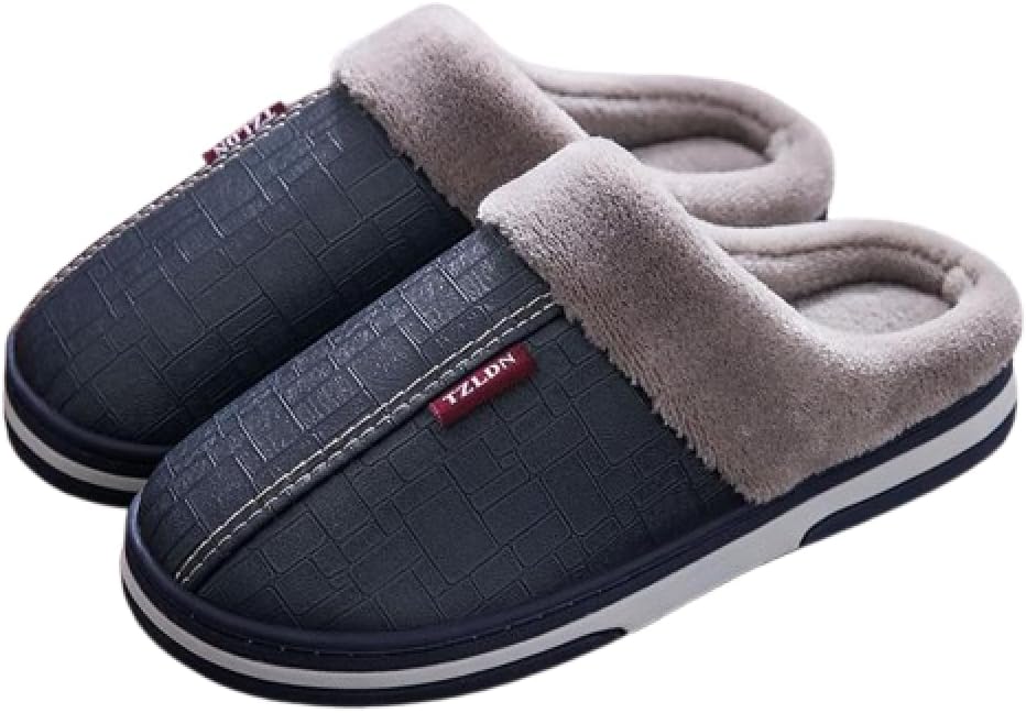 Мужские мягкие теплые домашние тапочки премиум-класса из натуральной кожи с нескользящей подошвой и клетчатым узором Generic, синий
Мужские мягкие теплые домашние тапочки премиум-класса из натуральной кожи с нескользящей подошвой и клетчатым узором Generic, синий