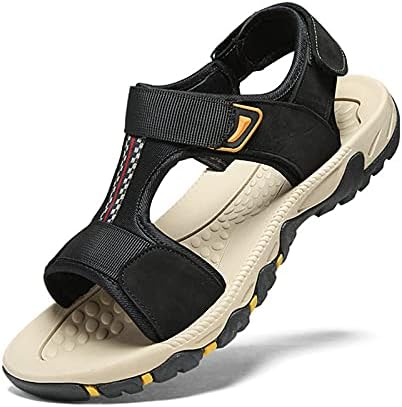 Мужские открытые сандалии GOSPT для улицы и водных прогулок с двумя регулируемыми ремешками, черный
Мужские открытые сандалии GOSPT для улицы и водных прогулок с двумя регулируемыми ремешками, черный