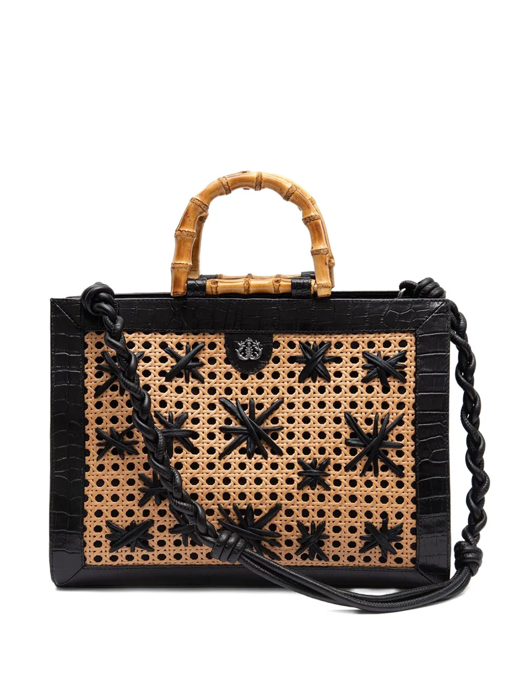 Сумка-шоппер Diana с бамбуковой ручкой Isla, черный 
Сумка-шоппер Diana с бамбуковой ручкой Isla, черный