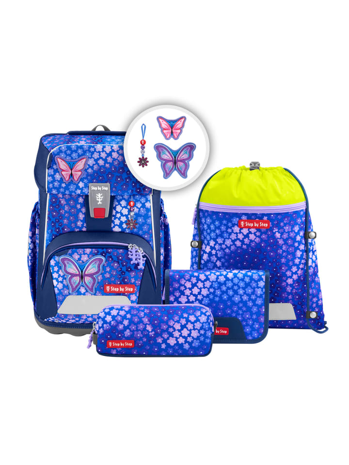 Step by Step Набор рюкзаков для начальной школы, ОГРОМНЫЙ "Магазин бабочек" из 5 предметов, фиолетовый
Step by Step Набор рюкзаков для начальной школы, ОГРОМНЫЙ "Магазин бабочек" из 5 предметов, фиолетовый
