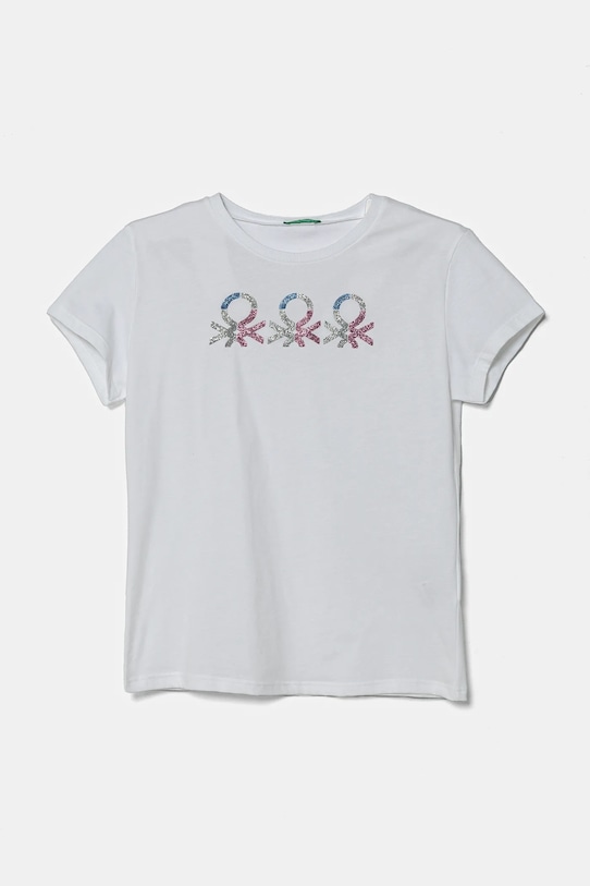 Детская хлопковая футболка United Colors Of Benetton, белый
Детская хлопковая футболка United Colors Of Benetton, белый