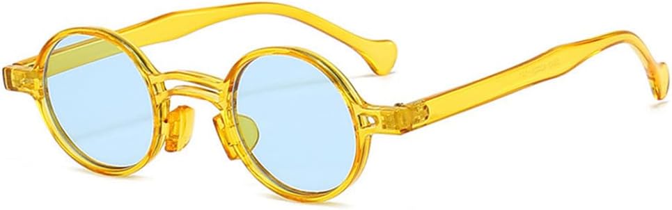 Ретро маленькие круглые женские солнцезащитные очки с двойной перемычкой, прозрачные линзы, защита от УФ-излучения UV400, мужские панк-солнцезащитные очки LANGSER, Yellow Blue
Ретро маленькие круглые женские солнцезащитные очки с двойной перемычкой, прозрачные линзы, защита от УФ-излучения UV400, мужские панк-солнцезащитные очки LANGSER, Yellow Blue