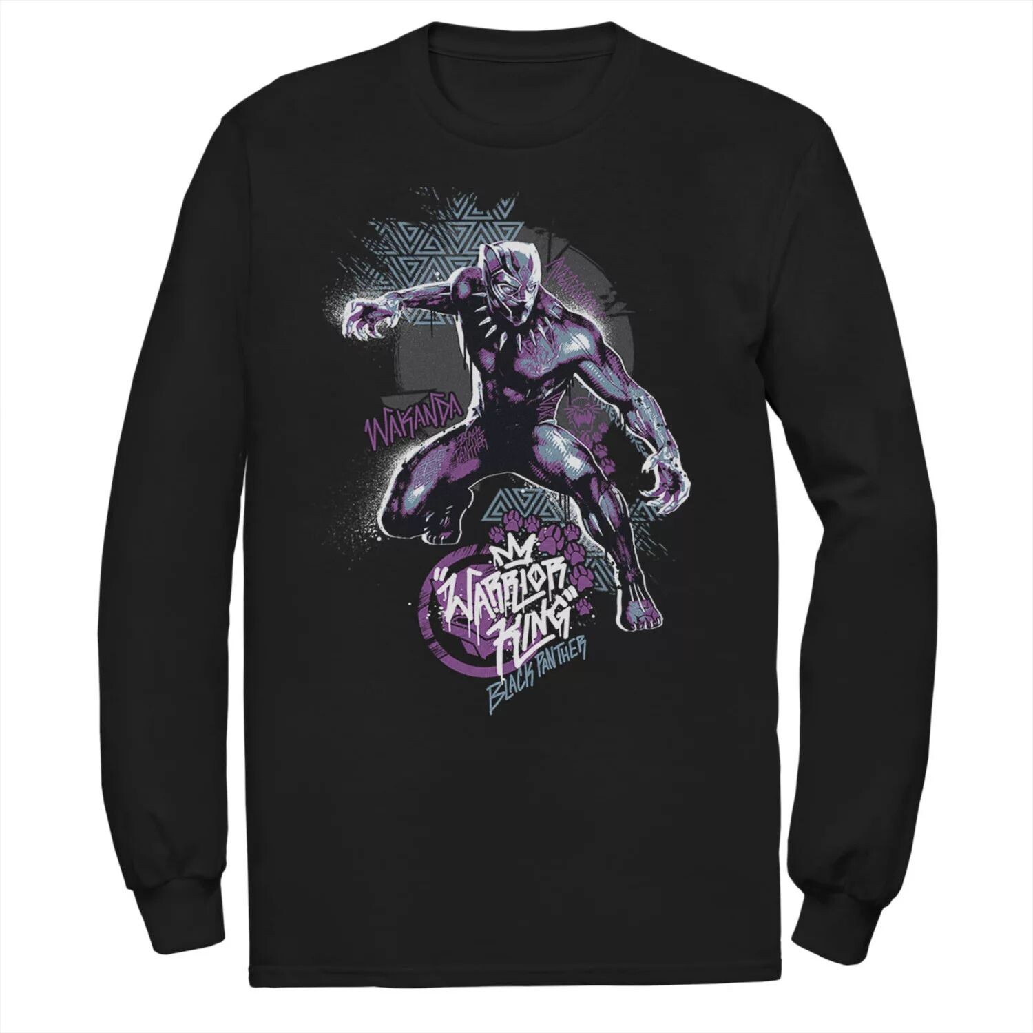 Мужская футболка Marvel Black Panther Movie Warrior King с граффити в стиле поп-музыки Licensed Character
Мужская футболка Marvel Black Panther Movie Warrior King с граффити в стиле поп-музыки Licensed Character