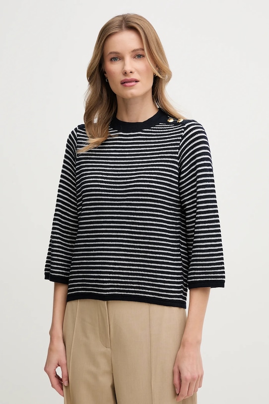 Хлопковый свитер Macy Barbour, темно-синий
Хлопковый свитер Macy Barbour, темно-синий