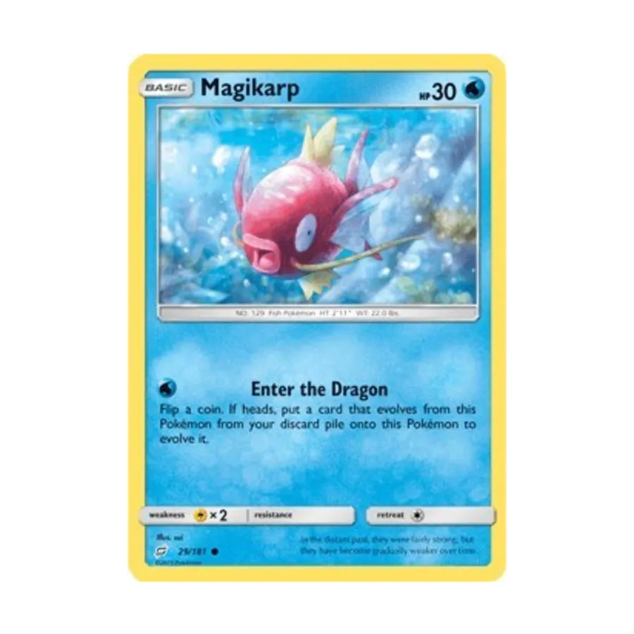 CCG Мэджикарп (C) #29, Pokemon - SM - Team Up - Singles
CCG Мэджикарп (C) #29, Pokemon - SM - Team Up - Singles