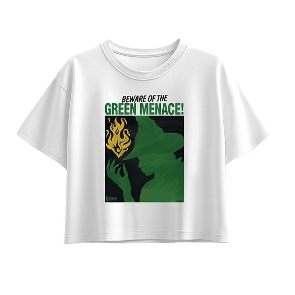 Футболка Wicked for Good Beware of the Green Menace для девочек 7-16 лет Licensed Character, White
Футболка Wicked for Good Beware of the Green Menace для девочек 7-16 лет Licensed Character, White