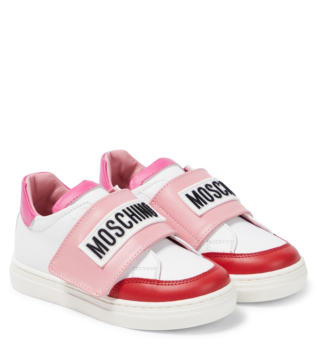 Кожаные кроссовки Moschino Kids, белый
Кожаные кроссовки Moschino Kids, белый