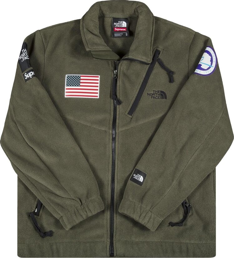 Куртка Supreme x The North Face Trans Antarctica Expedition Fleece Jacket 'Olive', зеленый
Куртка Supreme x The North Face Trans Antarctica Expedition Fleece Jacket 'Olive', зеленый