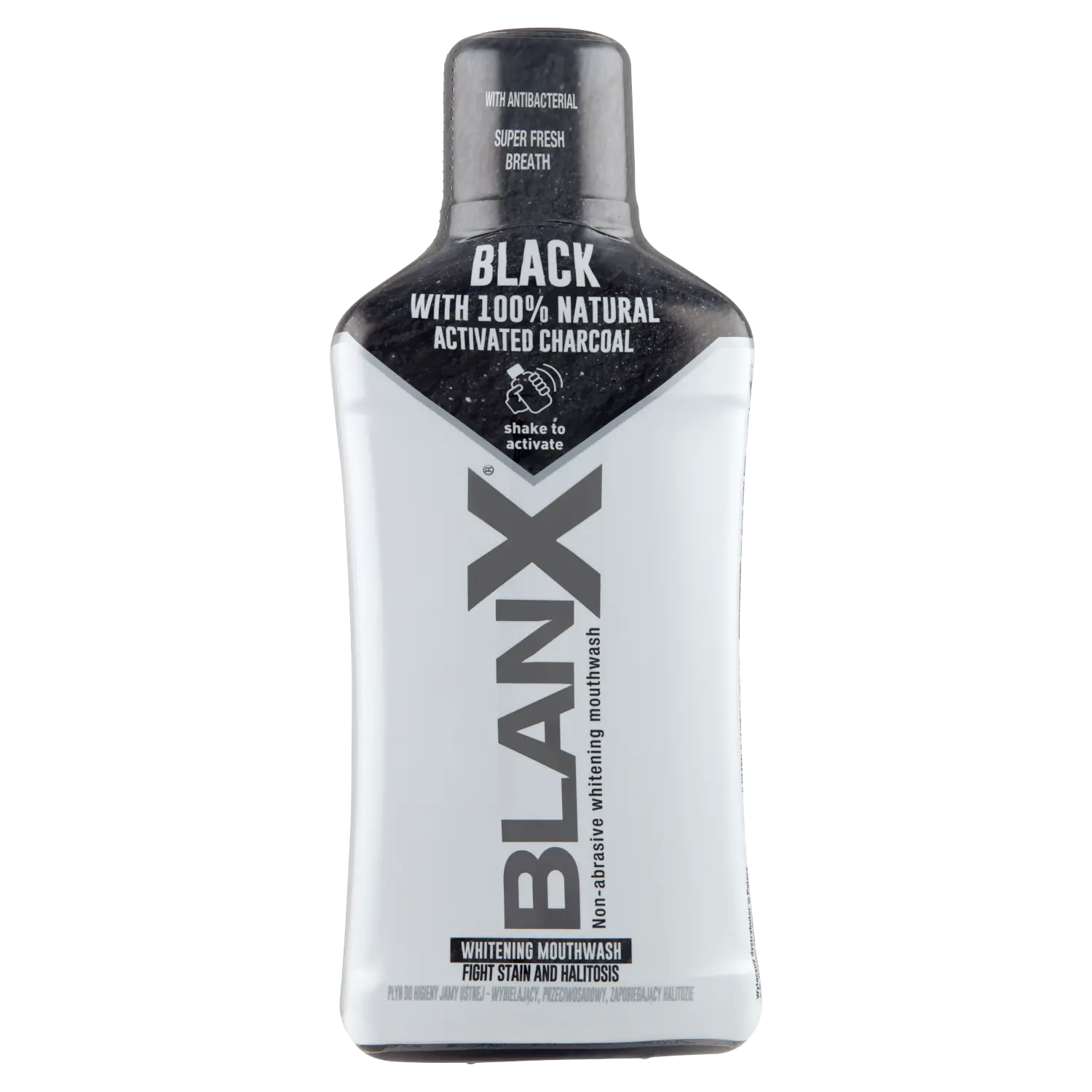 Blanx Black жидкость для полоскания рта, 500 мл
Blanx Black жидкость для полоскания рта, 500 мл