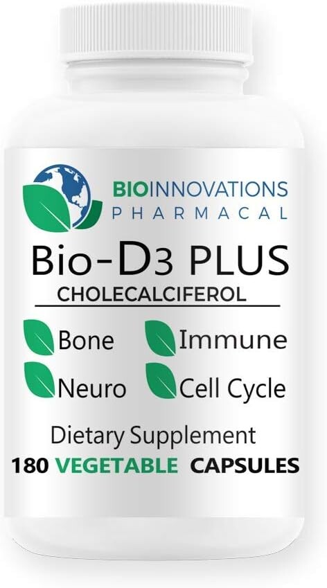 Bio-Innovations Pharmacal Био-D3 Плюс Бор Витамин К2 Магний и цинк, 180 капсул
Bio-Innovations Pharmacal Био-D3 Плюс Бор Витамин К2 Магний и цинк, 180 капсул