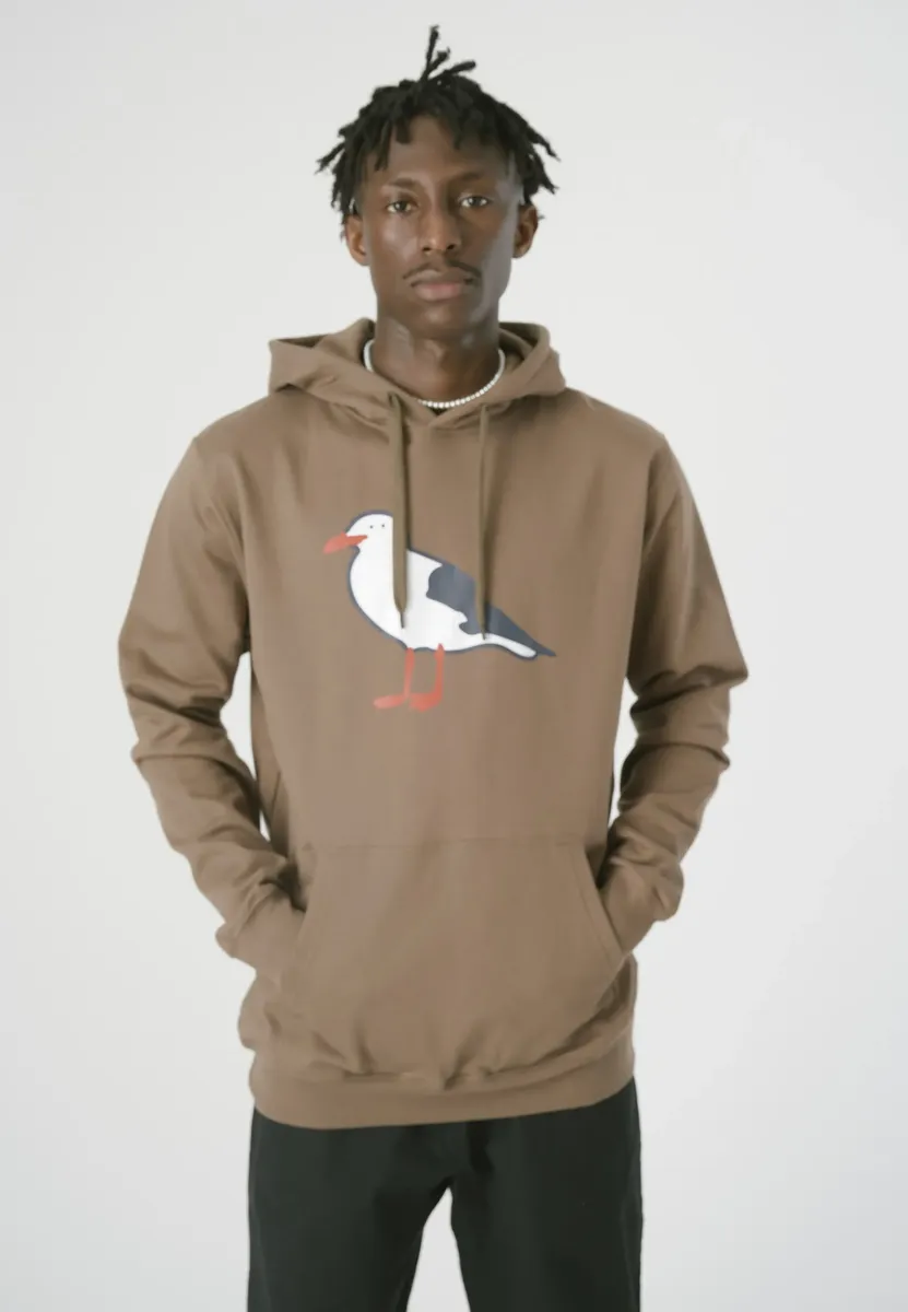 Толстовка Cleptomanicx с капюшоном "OG Gull" с модным принтом спереди, коричневый
Толстовка Cleptomanicx с капюшоном "OG Gull" с модным принтом спереди, коричневый