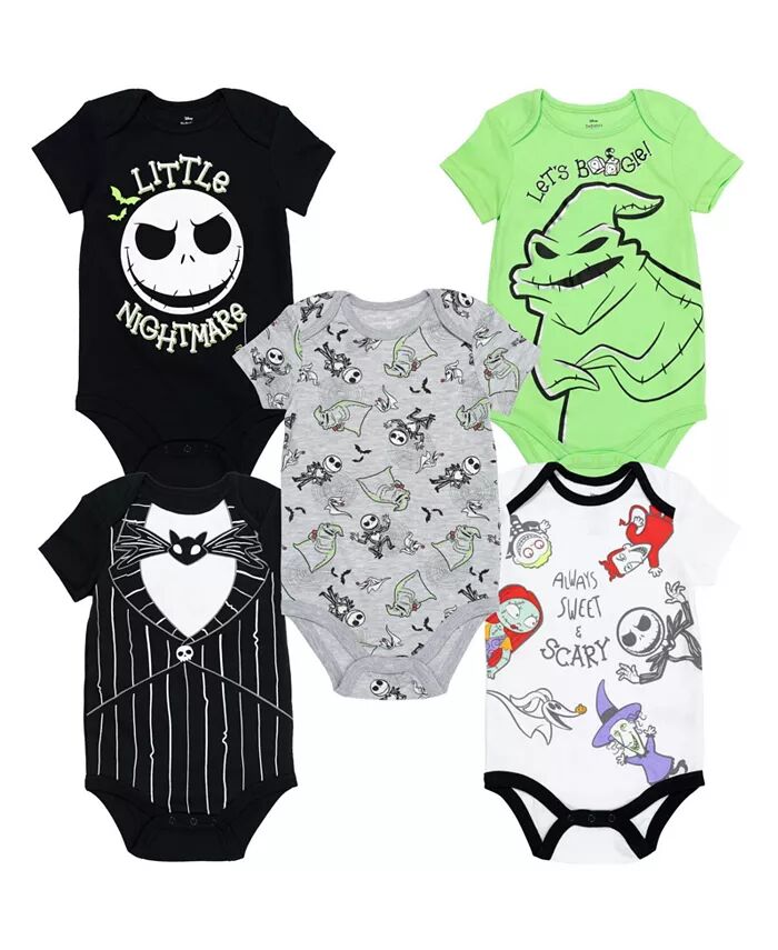 Детские костюмы для мальчиков Кошмар перед Рождеством Салли Джек Скеллингтон 5 шт. Боди для новорожденных Disney, мультиколор
Детские костюмы для мальчиков Кошмар перед Рождеством Салли Джек Скеллингтон 5 шт. Боди для новорожденных Disney, мультиколор